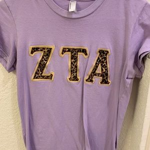 Zeta Tau Alpha Cheetah girls themed tee